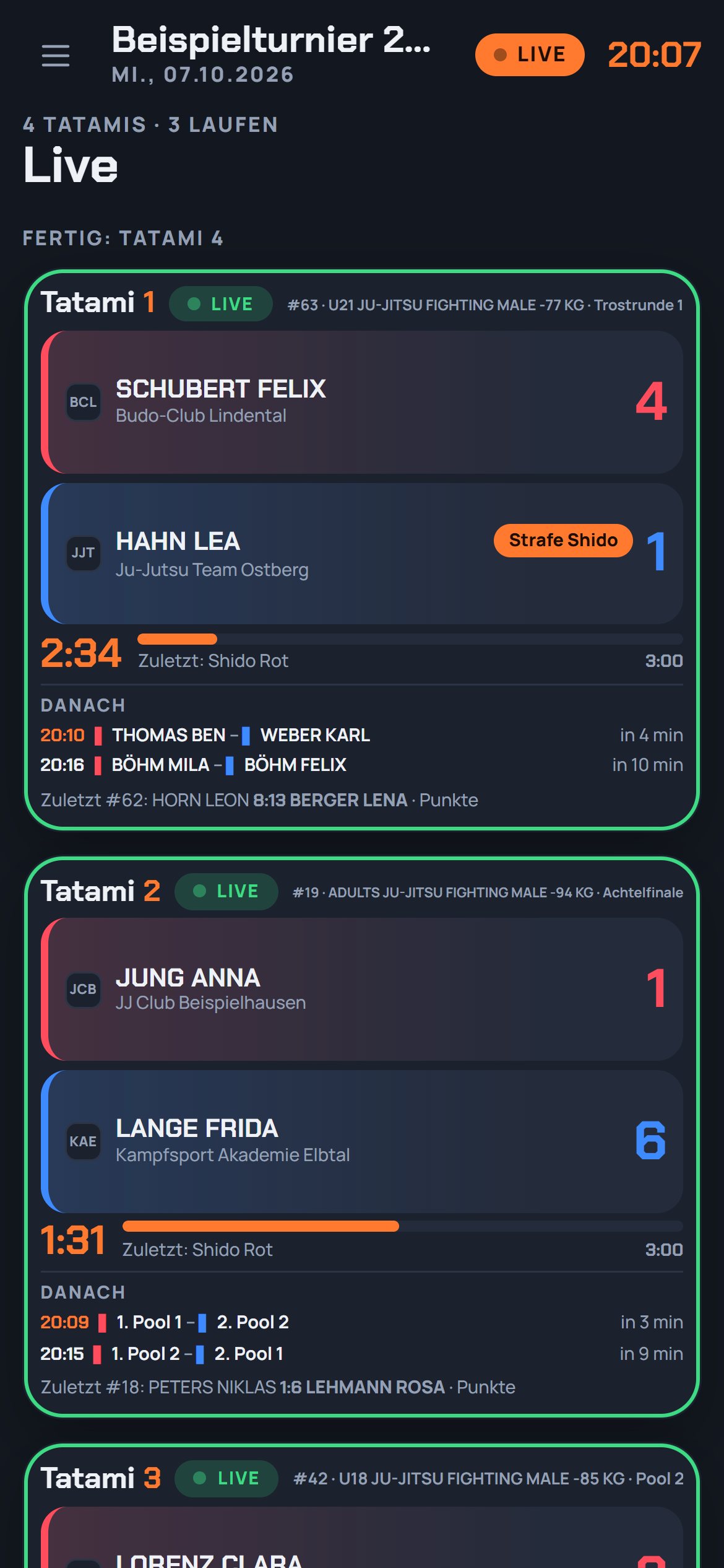 Live am Handy